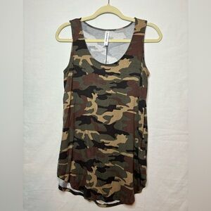 Zenana Outfitters Camouflage Tank Top